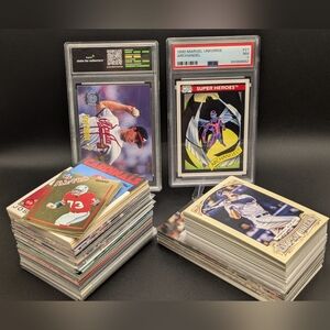 Sports Cards Starter Collection Graded Auto Relic Memorabilia Modern Vintage Lot